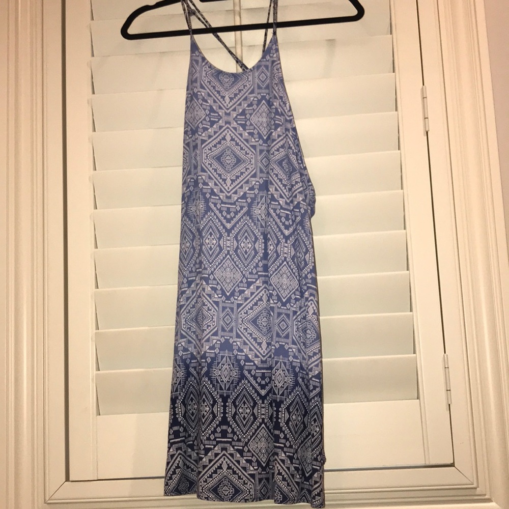 blue sun dress